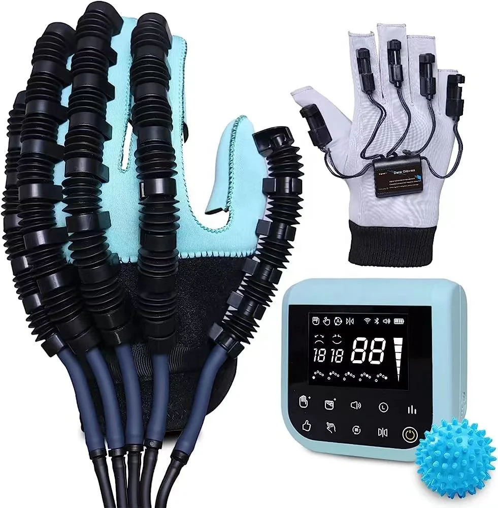 

English Rehabilitation Robot Glove Hand Function Finger Rehabilitation Equipment Physical Therapy for Stroke Hemiplegia Patient