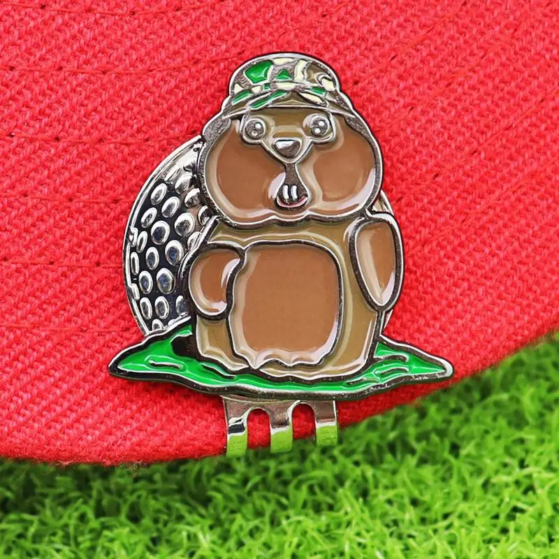 Magnetic Golf Marker Metal Golf Marker Magnetic Hat Clip Clear Engraving Suction Hat Clip For Enthusiast