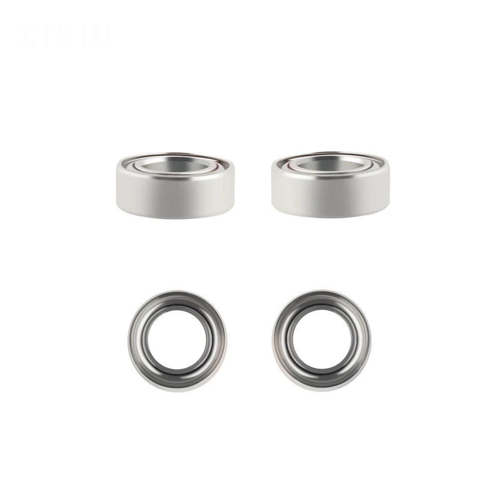 10pcs Stainless steel Rubber Plastics Bearings 5x9x3MM 7x4x2.5MM For Fishing Reel Handles Knobs Parts spinning fishing accessory