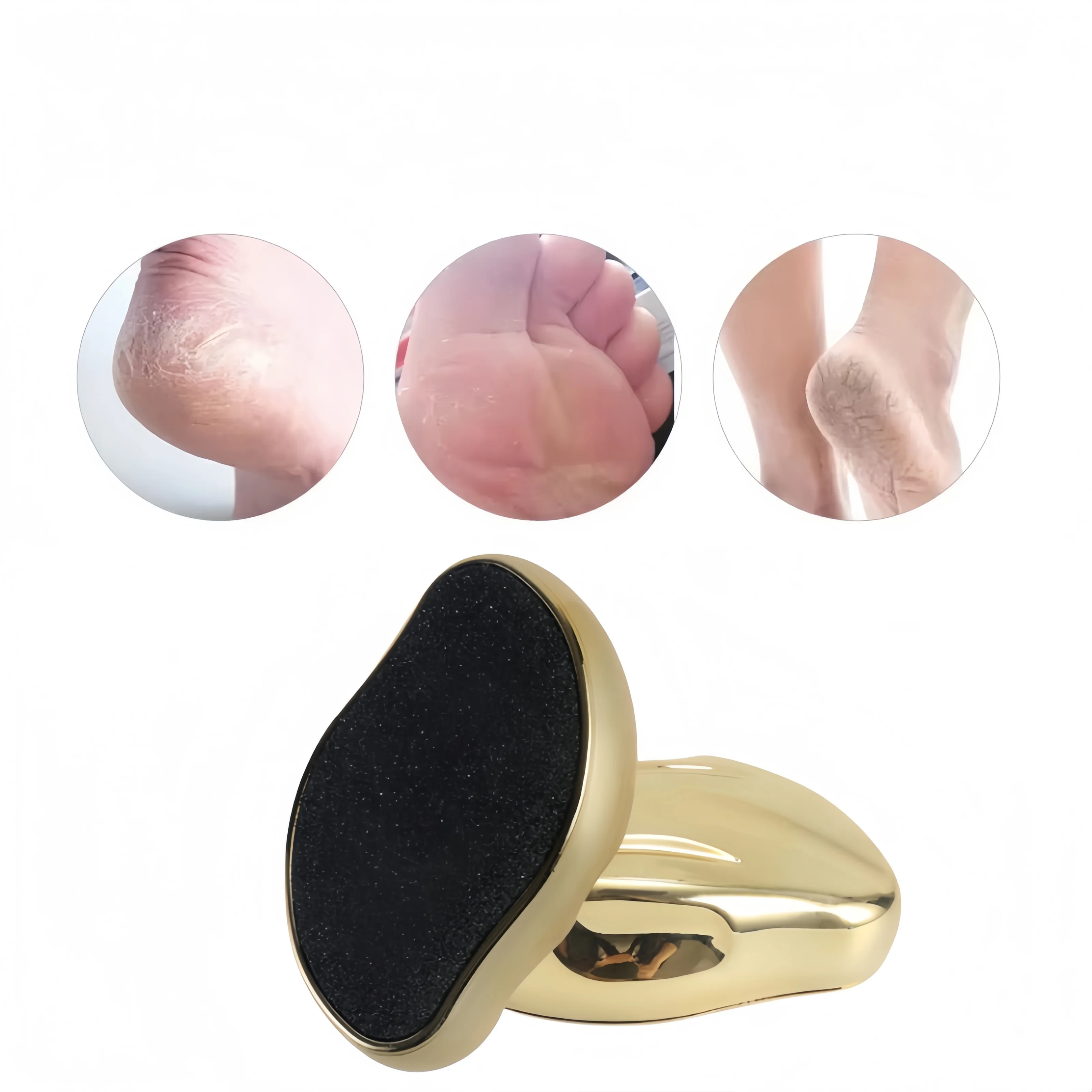 Dead Skin Remover  Nano Glass Heel Scraper Feet Shower Foot Scrubber Pedicure Shower Care CrystalTreat Hair Tools