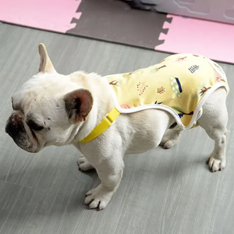 Female Dog Shorts Diapers Suspenders Physiological Pants Washable Underwear Diapers Sanitary Panties French Bulldog Small Dogs dog diapers pet diapers dog nappies dog shorts
