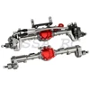 Aluminum Alloy Complete Front Rear Portal Axle for Axial SCX10 II AX90060 90046 90047 1/10 RC Crawler Truck Metal Upraded Parts 2