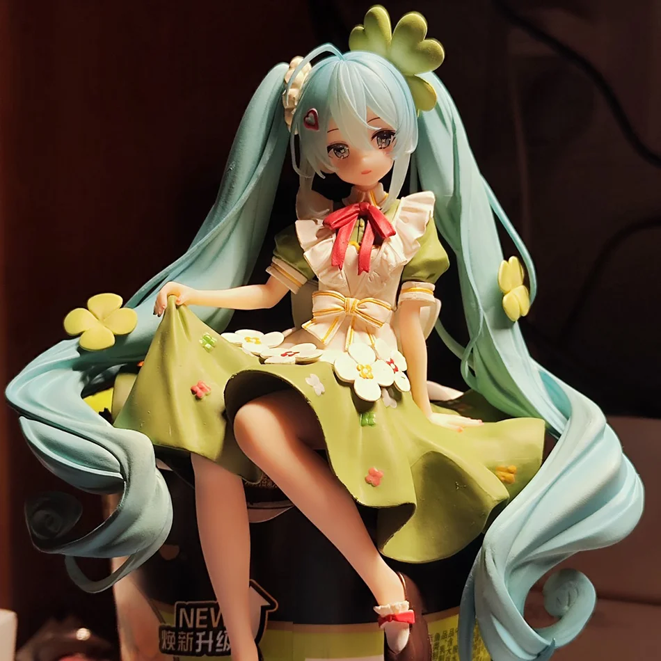 Hatsune Miku Flower Fairy Kawaii Anime Figurine - Charming PVC Collectible Doll