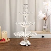PEANDIM Luxury Portable Fruit Plate European Desktop Tray Wedding Party Cake Stand Home Nuts Sweets Decorative Storage Tray 3