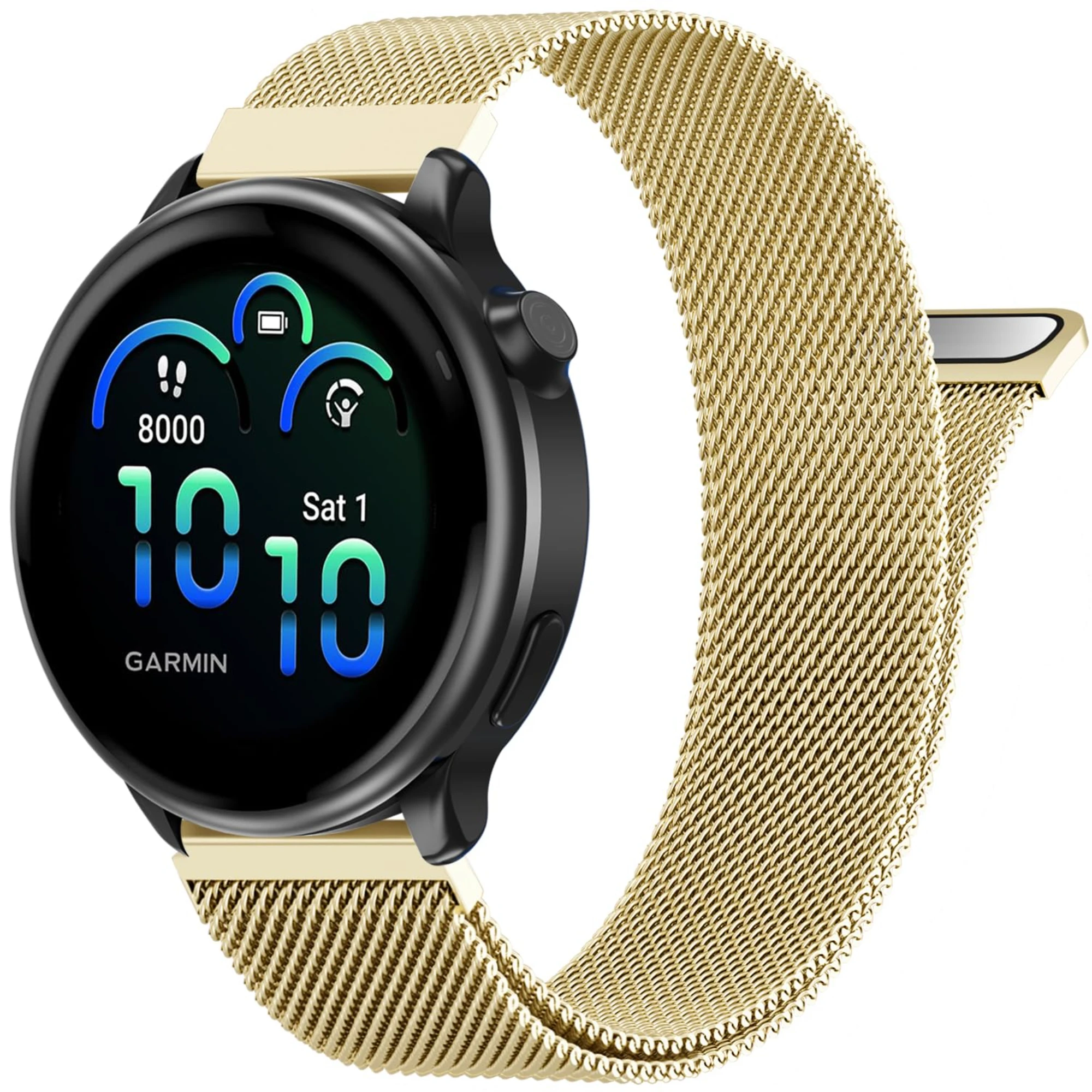 Premium 20mm Metal Magnetic Quick-Release Stainless Steel Mesh Strap