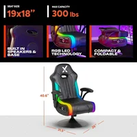 Furniture suppliesX Rocker Torque Pedestal Gaming Chair, with Subwoofer and Vibration, Neo Motion, 2.1 Bluetooth, Wireless, 5114 2