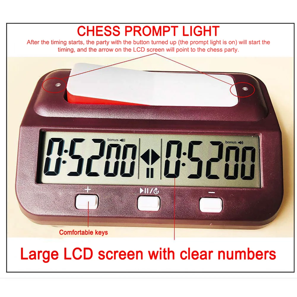 Digital Chess and Board Game Timer Clock