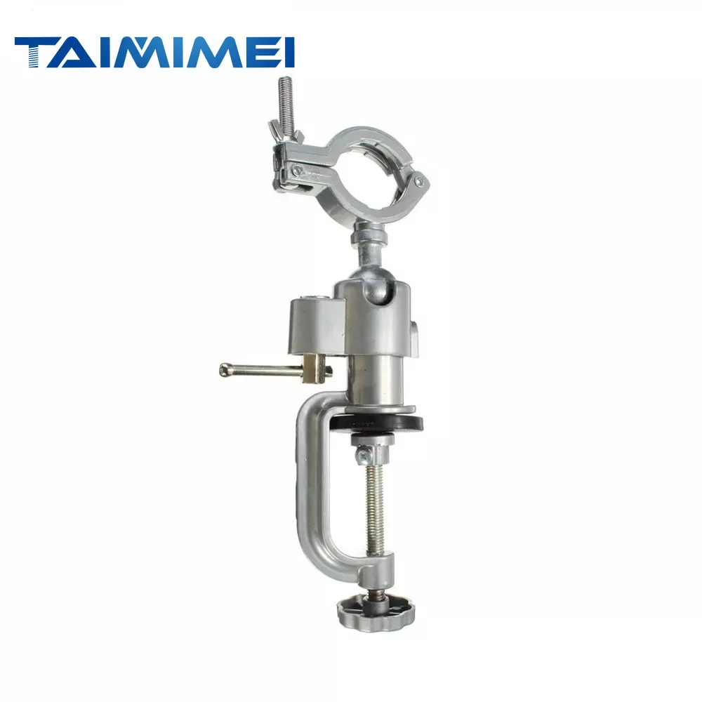 

TAIMIMEI 360 Rotating Universal Clamp-on Grinder Bench Vises Holder Tool for Electric Drill Stand Rotary Tools HT2830