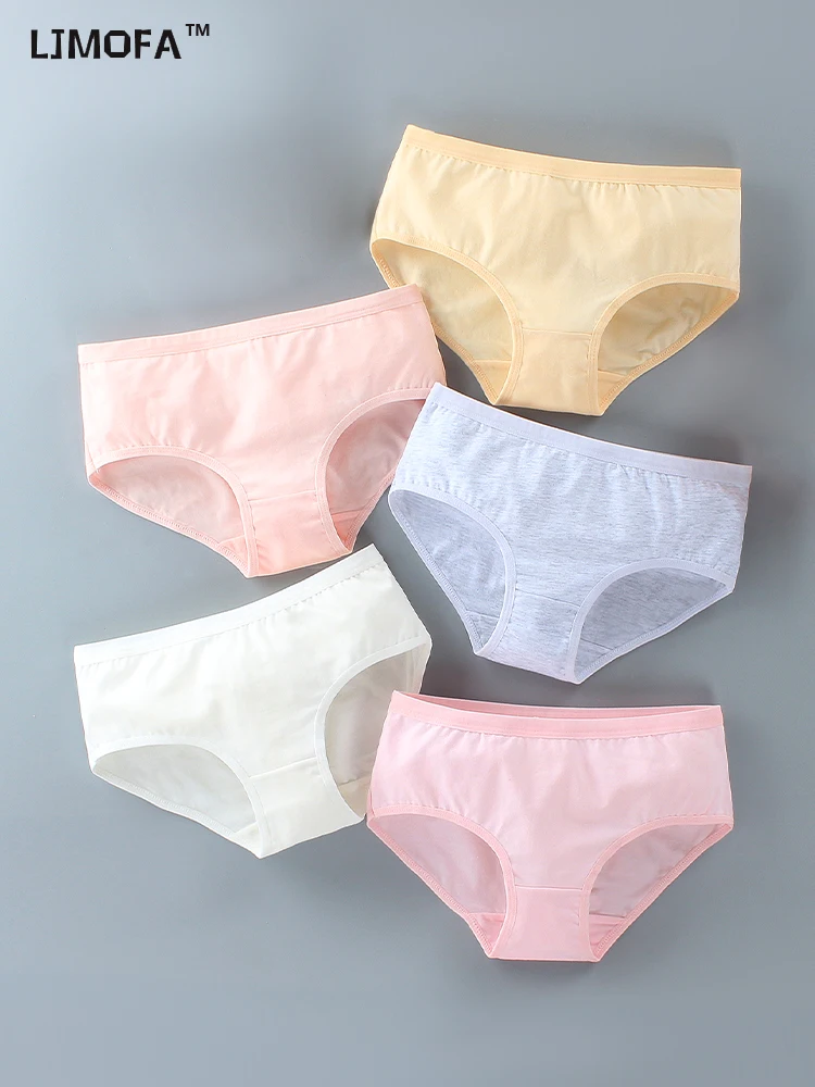 LJMOFACottonGirlsKidsShortBriefsChildrenUnderwearUnderpants