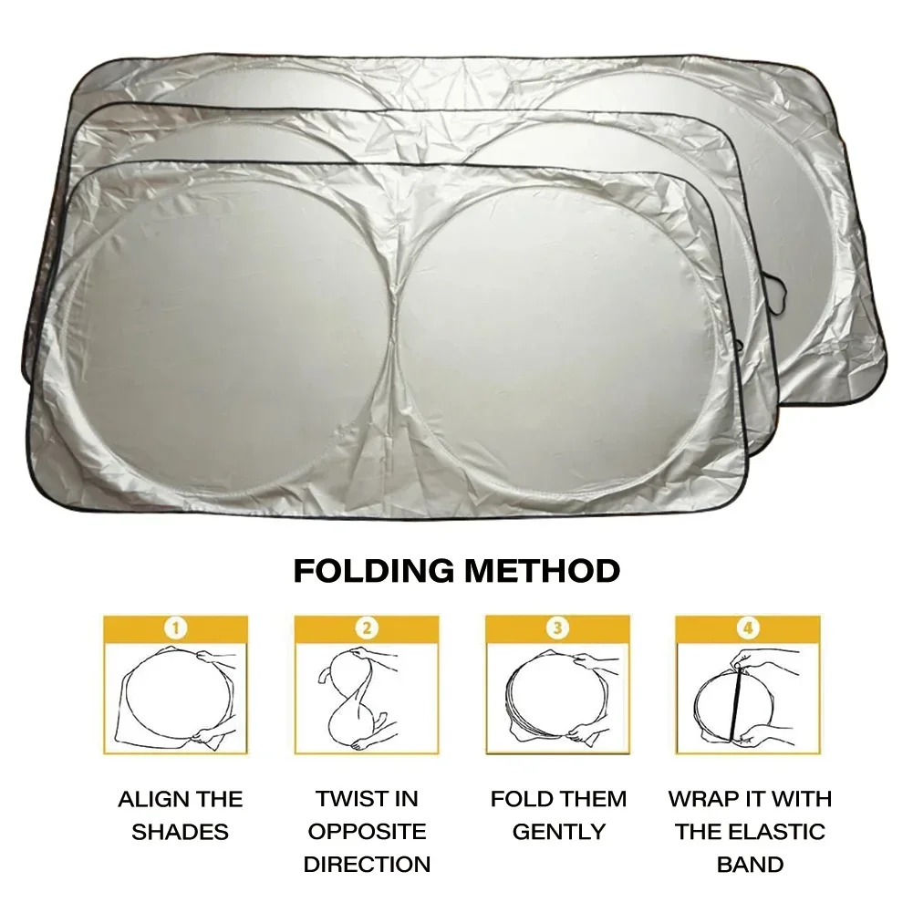 Car Window Sunshade Cover Folding Auto UV Protection Car Sunshade Windshield Sunshade Windshield Sun Shade