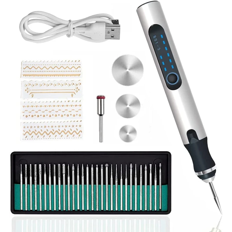 Акция! USB гравировальная ручка перезаряжаемая беспроводной набор для гравировки