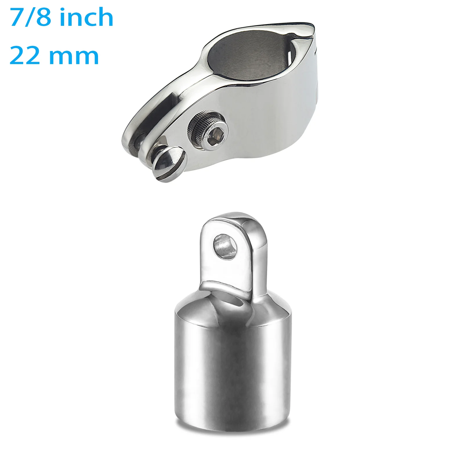 BiminiTopJawSlideandEyeEndCap316StainlessSteelBiminiTop