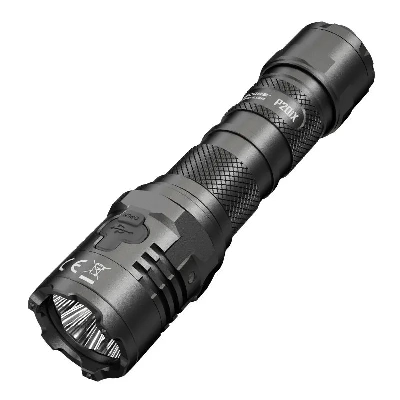 Nitecore P20iX USB-C 충전식 전술 손전등 4000 루멘, NL2150HPi 5000mAh 배터리 자기 방어 Troch 라이트