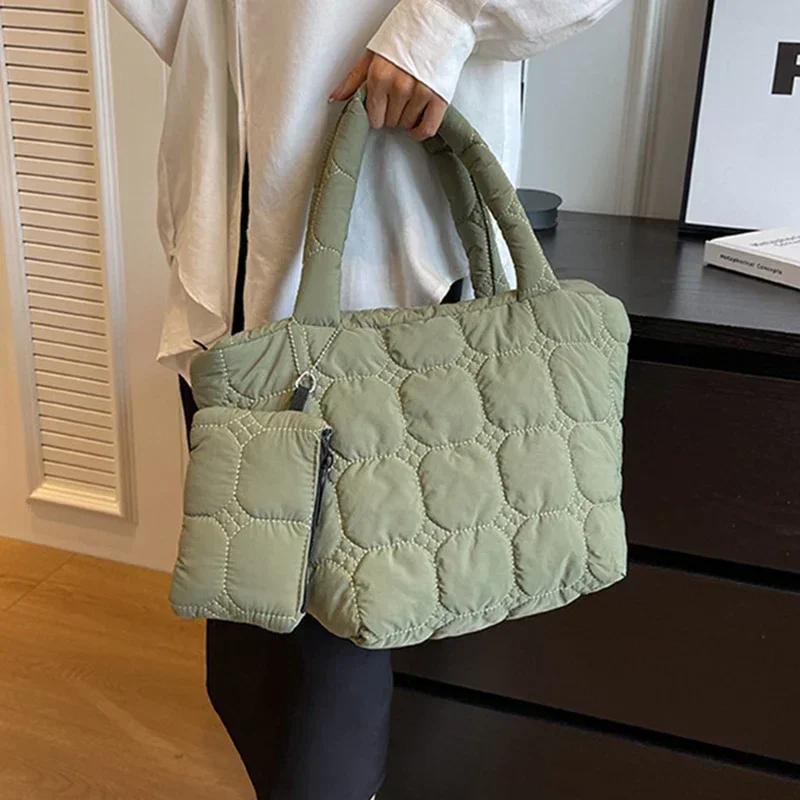 

Тканевые сумки на плечо с подкладкой для женщин, корейские модные дизайнерские мягкие модные зимние сумки-тоуты и кошельки Y2k