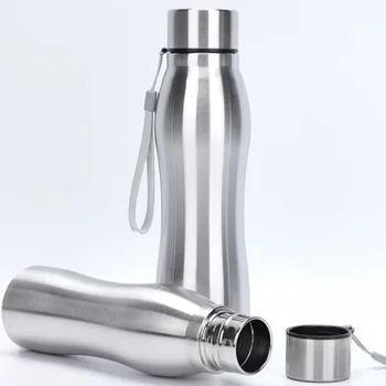 1000ml High Quality Stainless Steel Sport Water Bottle Single-layer Rugged Water Cup Metal Flask Drinkware Camping Sports Gym