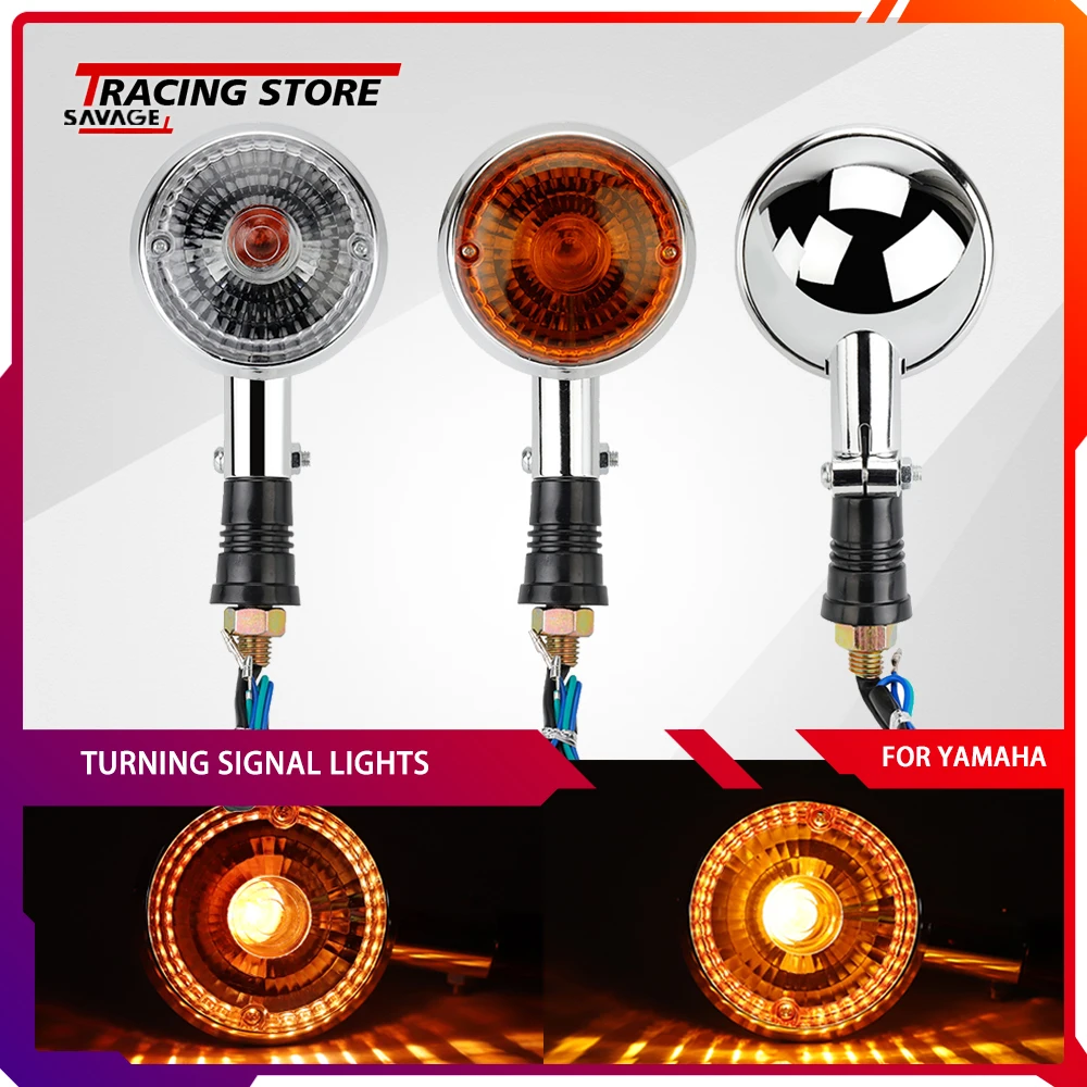 

Turn Signal Light For YAMAHA SR 400 XV 250 400 535 750 1100 Virago VMAX 1200 SR400 Motorcycle Blinker Indicator Lamp Accessories