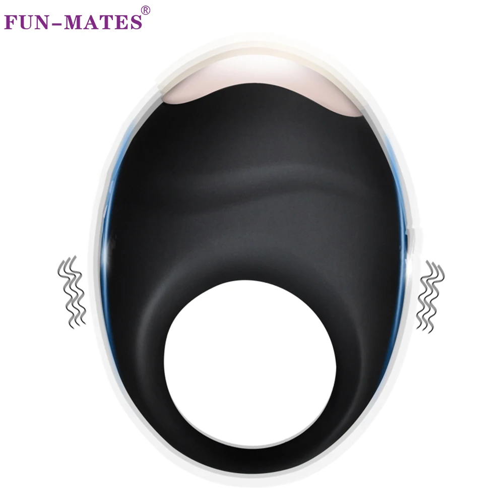 Male Vibrator Ring For Delay Ejaculation And Scrotum Stretching_voghion.com