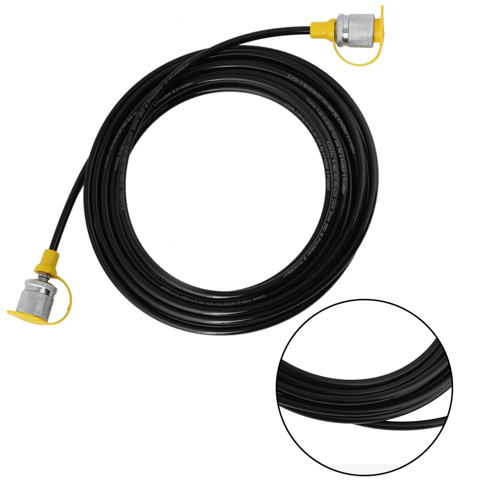 64MPa Hydraulic Pressure Test Hose 5.0M/16.4FT-Female Liquid brass hose barb valve,brass pipe fitting,brass hose barb adapter,hose barb fitting