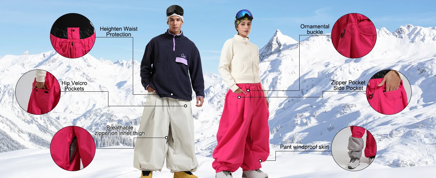 women men ski pants