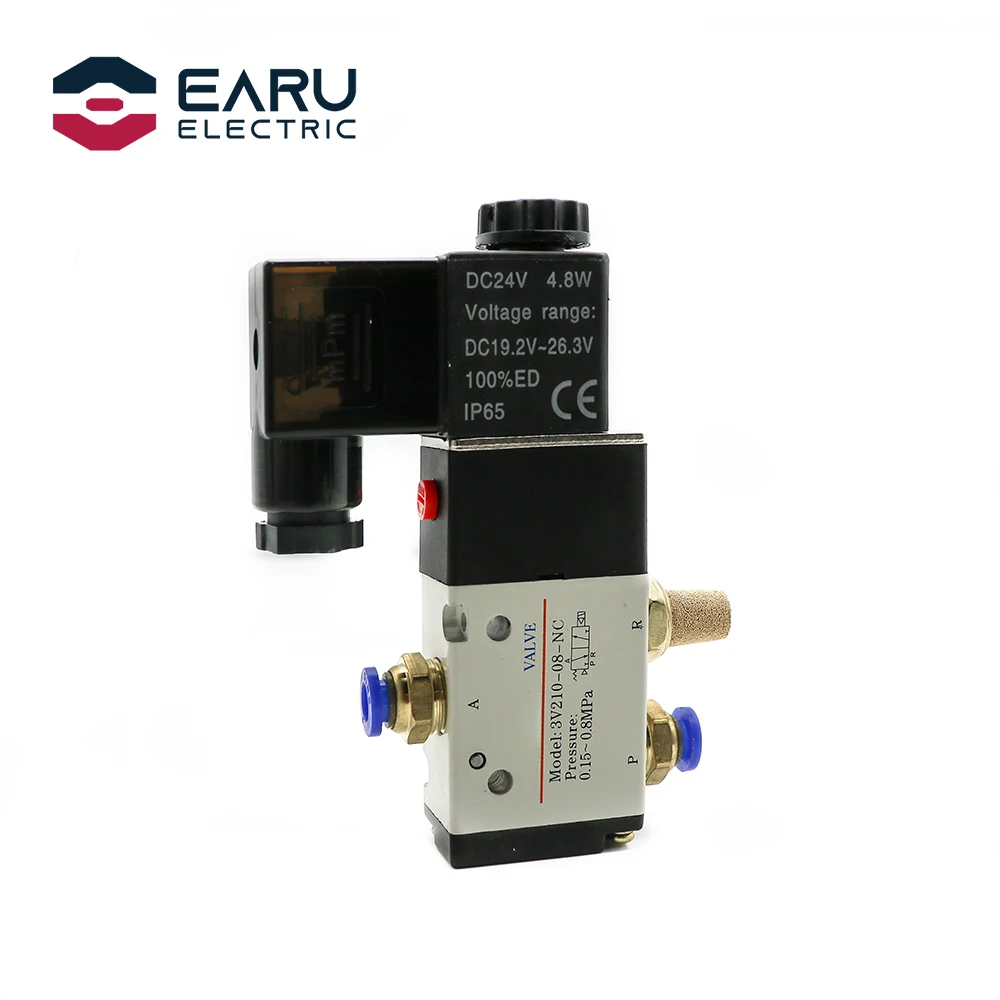 

Пневматический электромагнитный клапан 3V210-08, 12 В постоянного тока, 24 В переменного тока, 110 В переменного тока, 220 В, 3-позиционный, двунаправленный, с регулировкой направления воздуха, газовый магнитный клапан