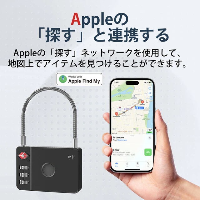 Bluetooth Smart GPS Tracker Portable Luggage Intelligent Lock Anti Loss Device Multiple Functions Smart Finder For Apple Phone 2