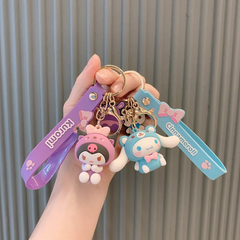 Hello Kitty Sanrio Keychain Set plush keychain key chain bunny keychain balloon dog keychain