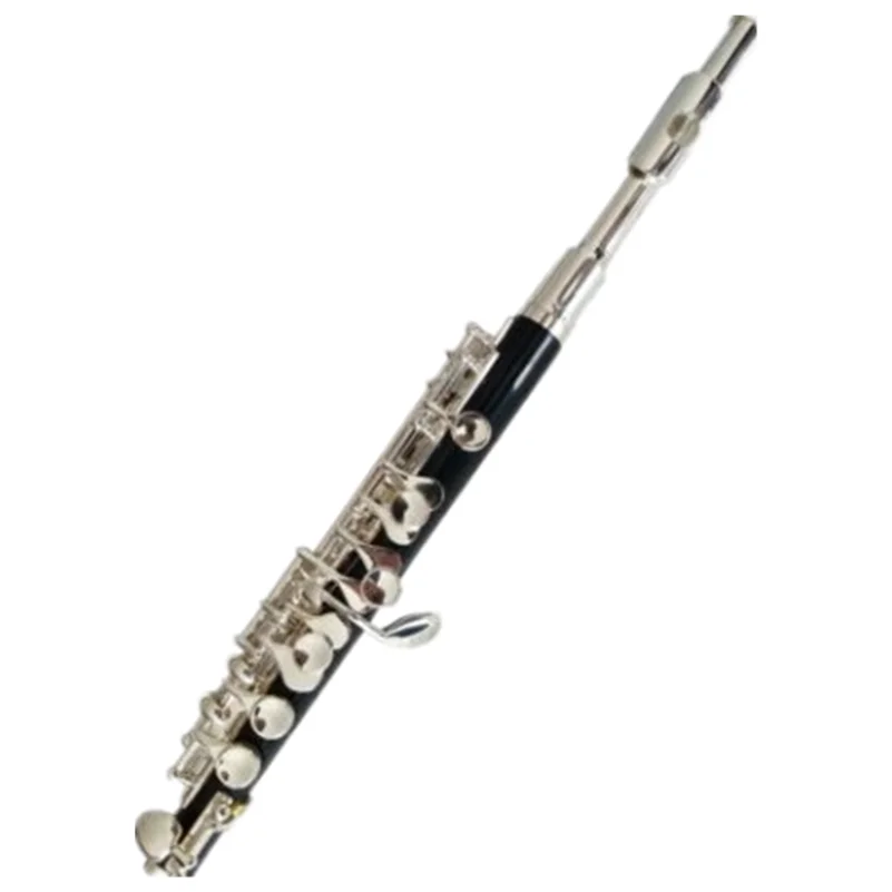 MeeLe-ABS Body Piccolo with Silver Plated Keys, Silver Plated Head Joint