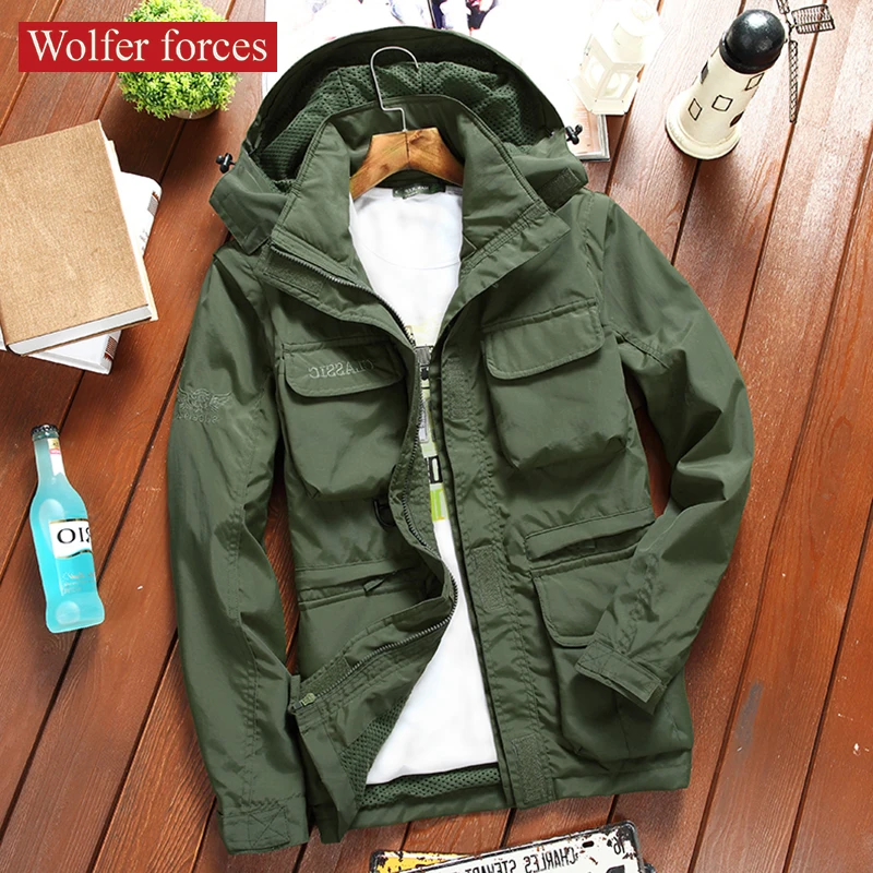 Design Jacket Tactical Jacket Sport Motorcycle Mountaineering Trekking Sportsfor Retro Windshield Cardigan Heating Withzipper