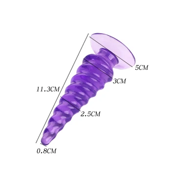 Silicone Butt Plug Dildo Masturbation Anal Plug Vaginal Plug Sex Toys For Women Anal Dilator Toys for Gay Anal Toys Sexules Toys 2