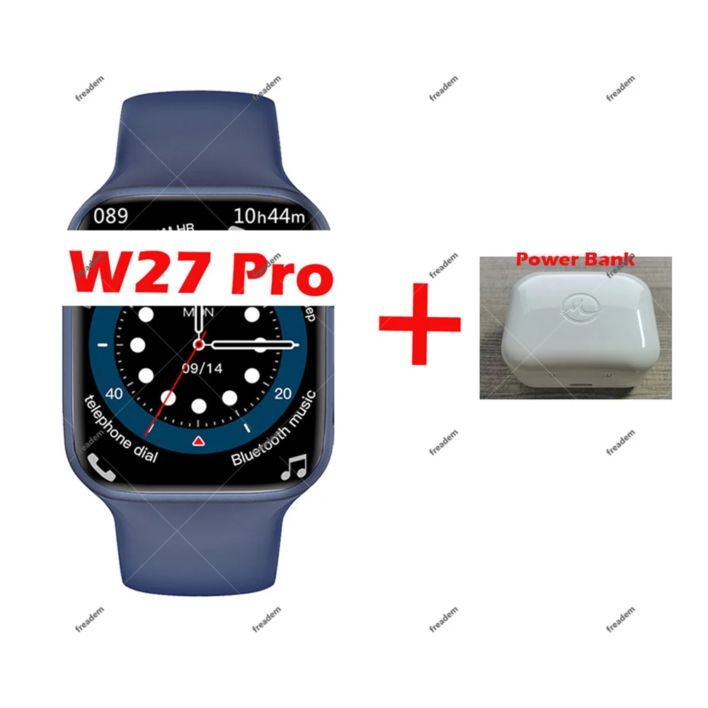 New IWO W27 PRO Smart Watch Men NFC Siri BT Call Wireless Charging Sleep Monitor Message Women Smartwatch Pk W37 PRO DT100 PRO+ 