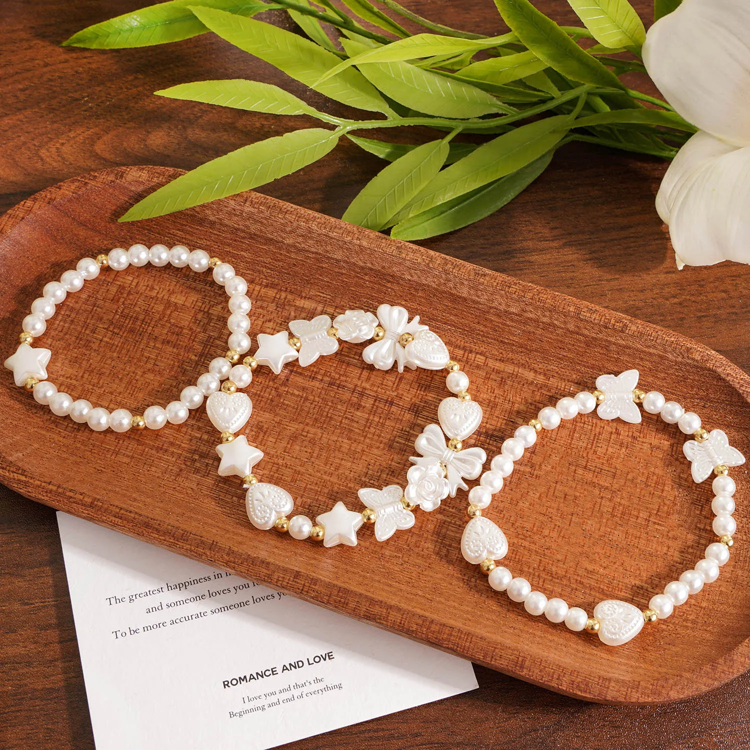 800Stk/Karton Falsche Perlen Perlen Set für DIY Schmuckherstellung Armband Halskette Ohrring Accessoires Bastelbedarf – Detail 7