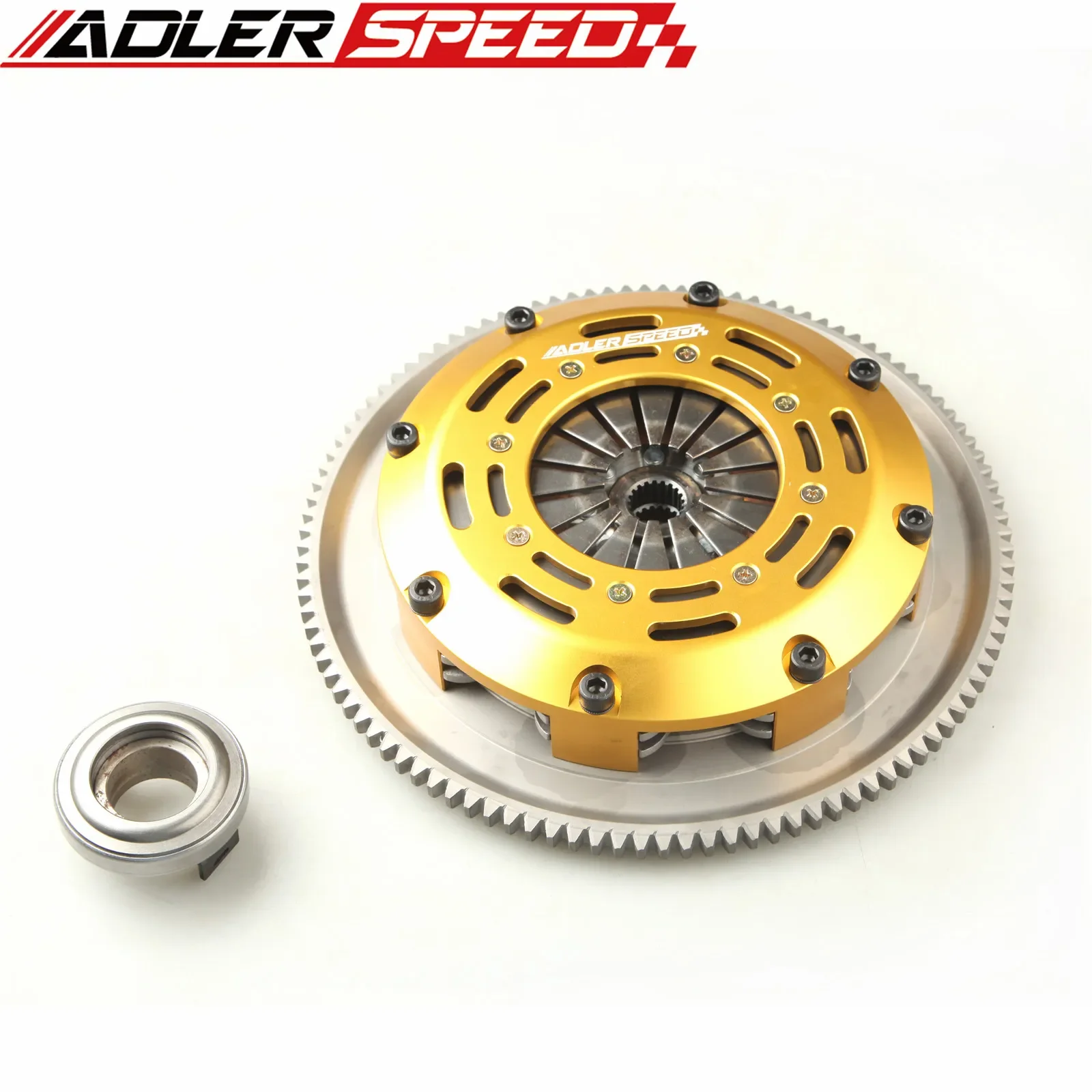 ADLERSPEED 7.25인치 185mm 레이싱/스프링 클러치 싱글/트윈/트리플 디스크 클러치 키트+플라이휠 (92-05 혼다 시빅 D15 D16 D17 용)