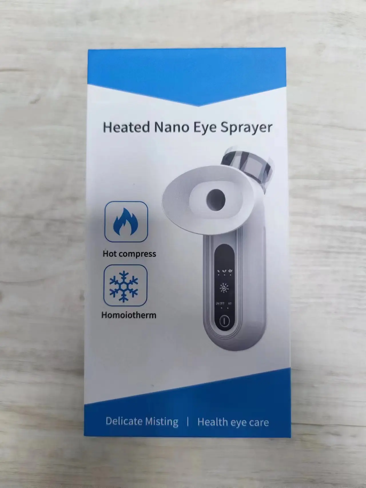 Mini USB Rechargeable Eye Mist Sprayer Steam Therapy Wand, Nano Eye Mist Steam Sprayer Portable Eye Steamer Moisturizer Soother 6