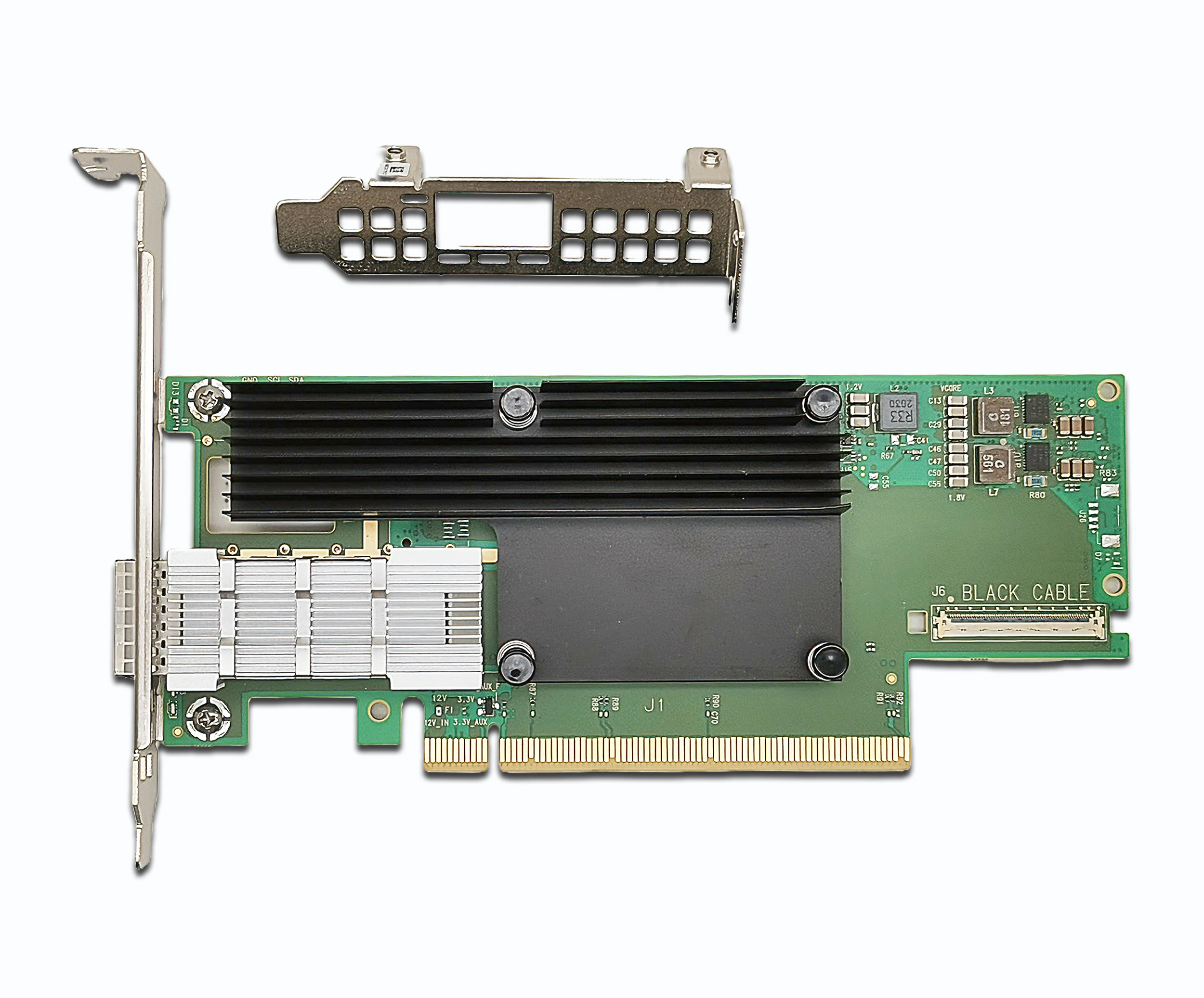 Mellanox ConnectX-6 MCX653105A-HDAT 인피니밴드 이더넷 어댑터, HDR IB 네트워크 카드, 단일 QSFP56 포트, PCIe3.0, 4.0x16, 200GbE, 신제품
