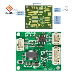 SU-10A Intelligent Offline Speech Recognition Module with Lights Switch Chip Sound Control Board Voice Recognition Module