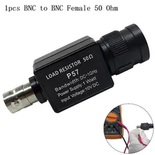 

1PCS P57 BNC To BNC Female 50ky Female Terminal Socket 50KY 50 Ohm Matcher Q9 Adapter 10v Dc 1 Watt For Electrical Testing