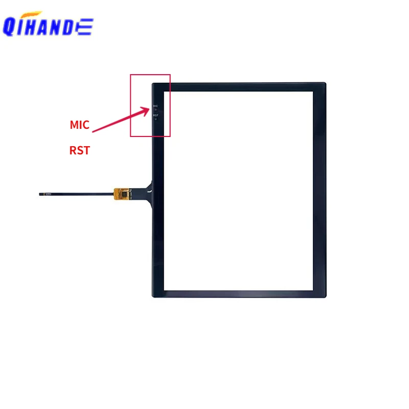 Polegada Sensor de Tela Toque Digitador Vidro Tesla Painel 2.5d Gt911 6pin 212*172 mm para Rádio Gps Navegação Toque Novo 9.7 - Imagem 3