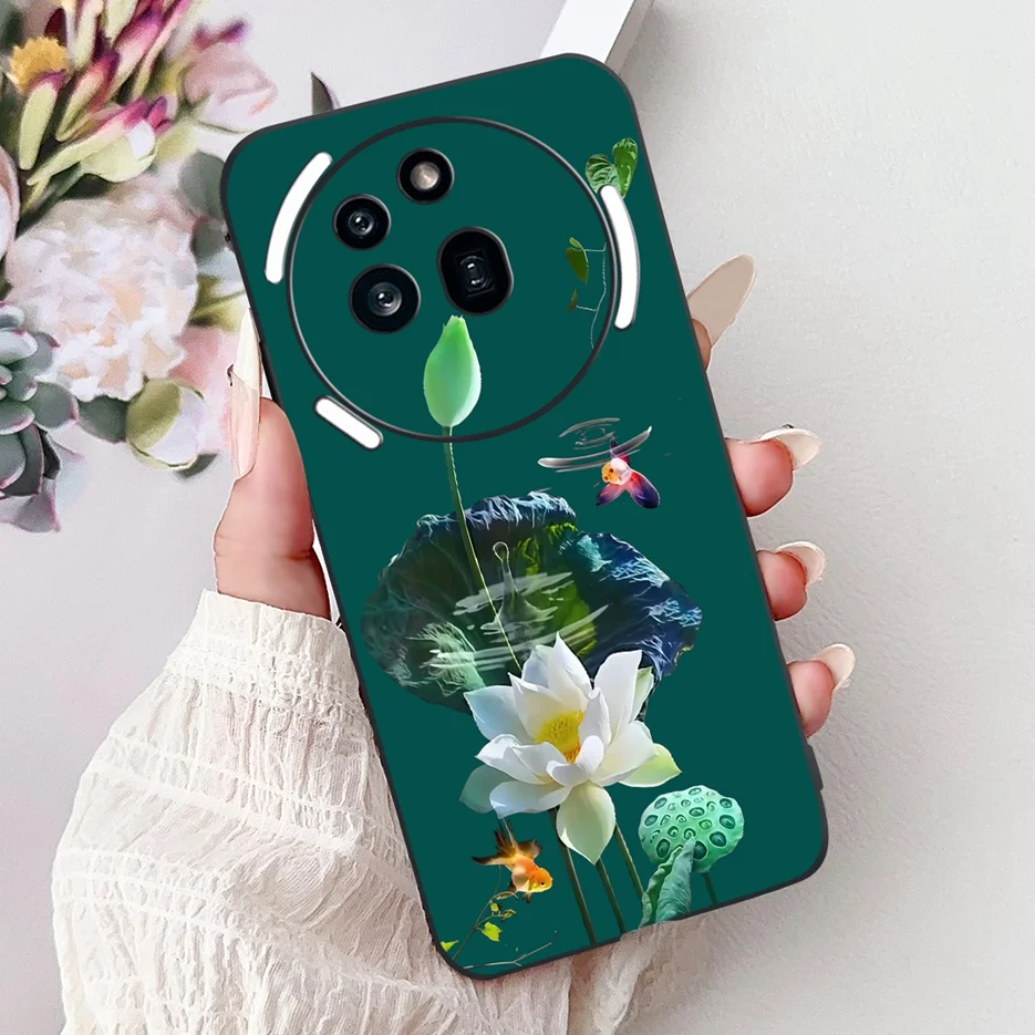 Cute Cat Lion Painted Shockproof Phone Case - Soft and Stylish Cover