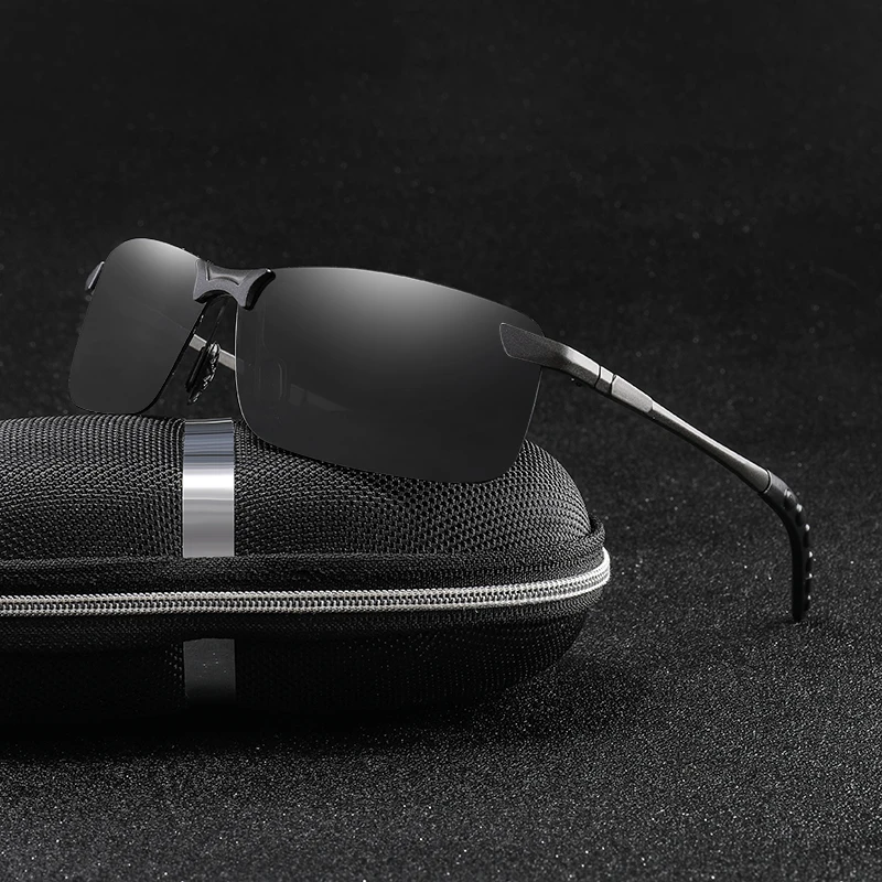 Photochromic Sunglasses Men Polarized Chameleon Glasses Male Change Color Sun Glasses Day Night Vision Driving Eyewear Uv400