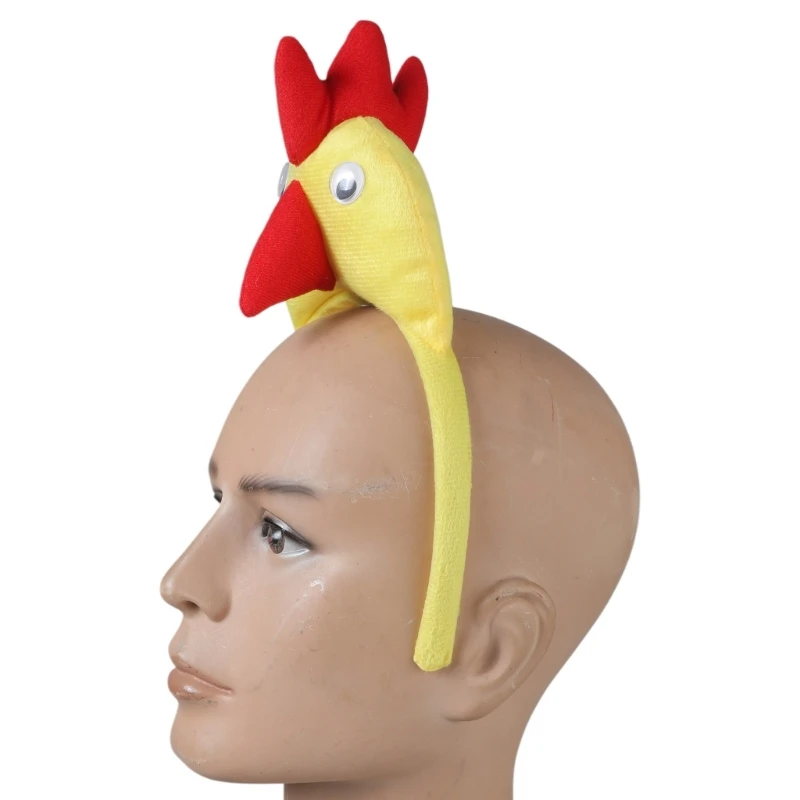 Frauen-Stirnband, lustiges tägliches Tragen, bezauberndes Huhn für Weihnachten, Halloween-Party – Detail 11