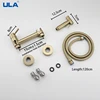 ULA Gold Bidet Faucet Toilet Faucet Stainless Steel Handheld Bidet Sprayer Set Cold Hot Water Mixer Crane Bathroom Shower Head 5