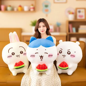 Chiikawa Hachiware Usagi 55cm Eating Watermelon Plushie - Image 3