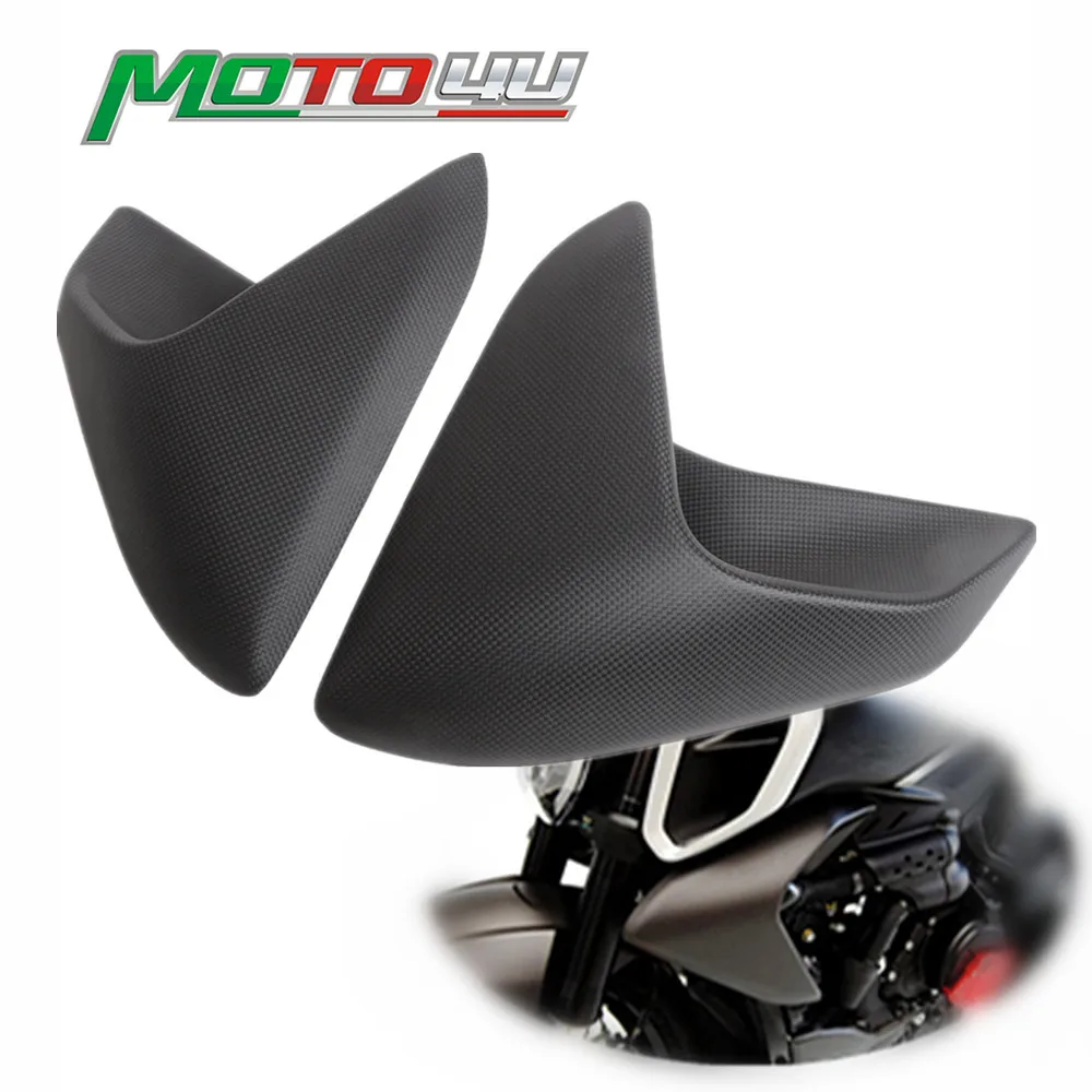 

For Ducati Diavel V4 2023 2023+ 100% Carbon Fiber Upper Side Panels Side Cover Motorcycle Decorative Cover