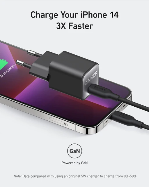Anker USB C 30W 511 Charger (Nano 3) Portable Charger Tpye C Charger for iphone 15 pro max iphone charger fast charging - Hình ảnh 4