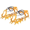 14 Teeth Ice Gripper Walking Crampons Ultralight Aluminum Alloy Mountaineering Crampons Equipment 1