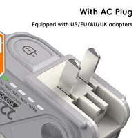 20000mAh New Power Bank Magnetically Absorbed Wireless Charging with Cable AC Plug Large Capacity Suitable for IPhone Xiaomi 4