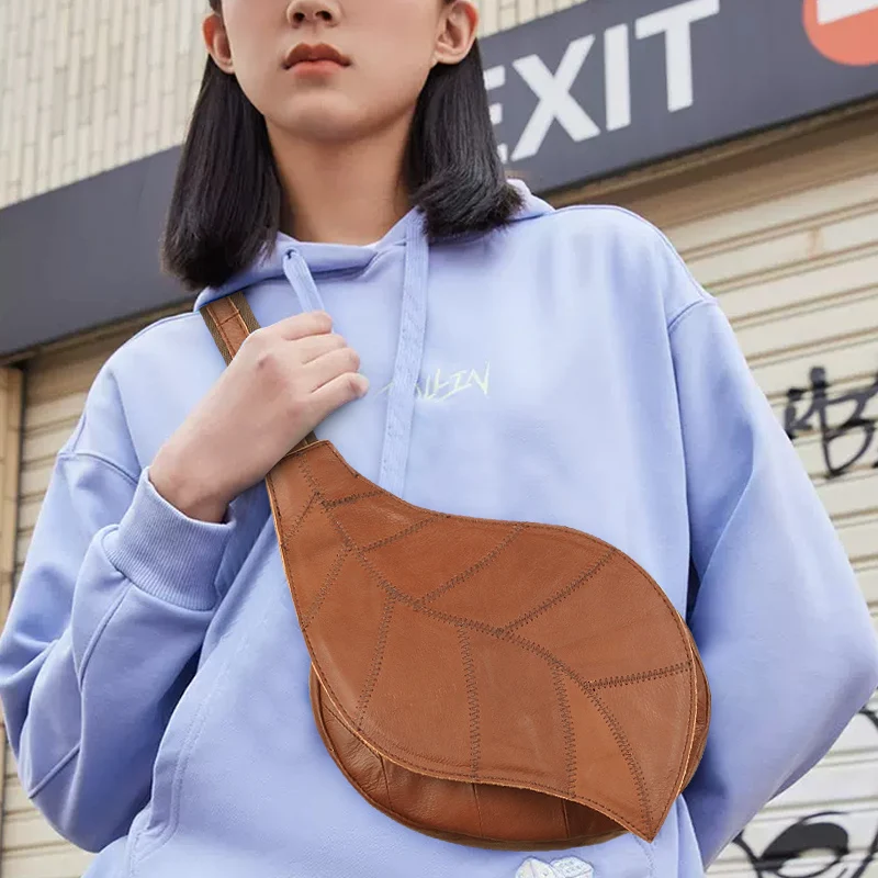 Cobbler Legend Women's Bag Genuine Leather Chest Bag High Quality Vintage Shoulder Messenger Bag