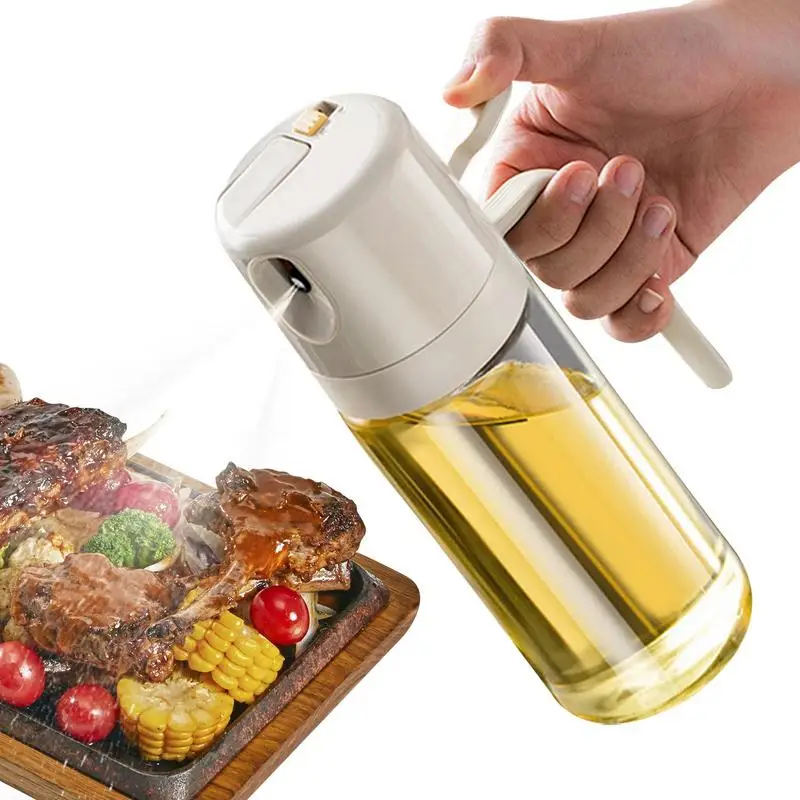 

Oil Sprayer 550ml Bottle Continuous Spray With Portion Control Olive Oil Sprayer Mister Dispenser For Cooking BBQ Kitchen Supply