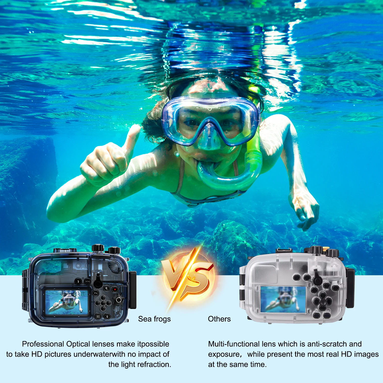 Sony A6500 Underwater Photography Underwater Camera Sea Frogs