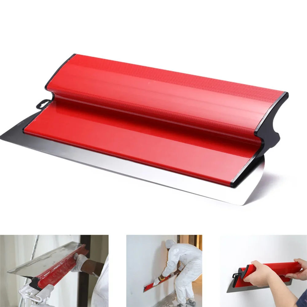 Description Picture 4 of item25cm/40cm Drywall Smooth Trowel Brush Wall Flexible Blade Spray Paint Finishing Putty Building Tools Wall Material Tools